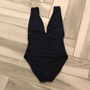 J Crew Plunge V-neck one-piece swimsuit (NWOT)
